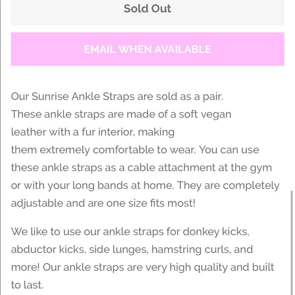 Bloom by Chloe ankle straps - Picture 3 of 3